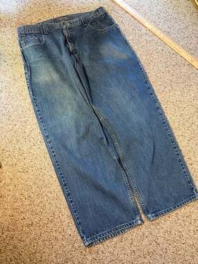 Vintage Levi's SilverTab Baggy‎ Fit Blue Denim Jeans Size 36